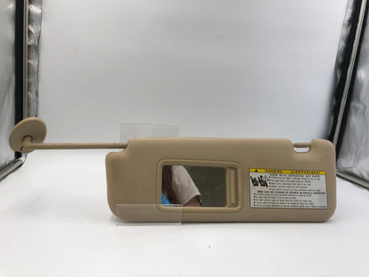 2007-2009 Lexus ES350 Driver Sun Visor Tan Illumination OEM C04B38049