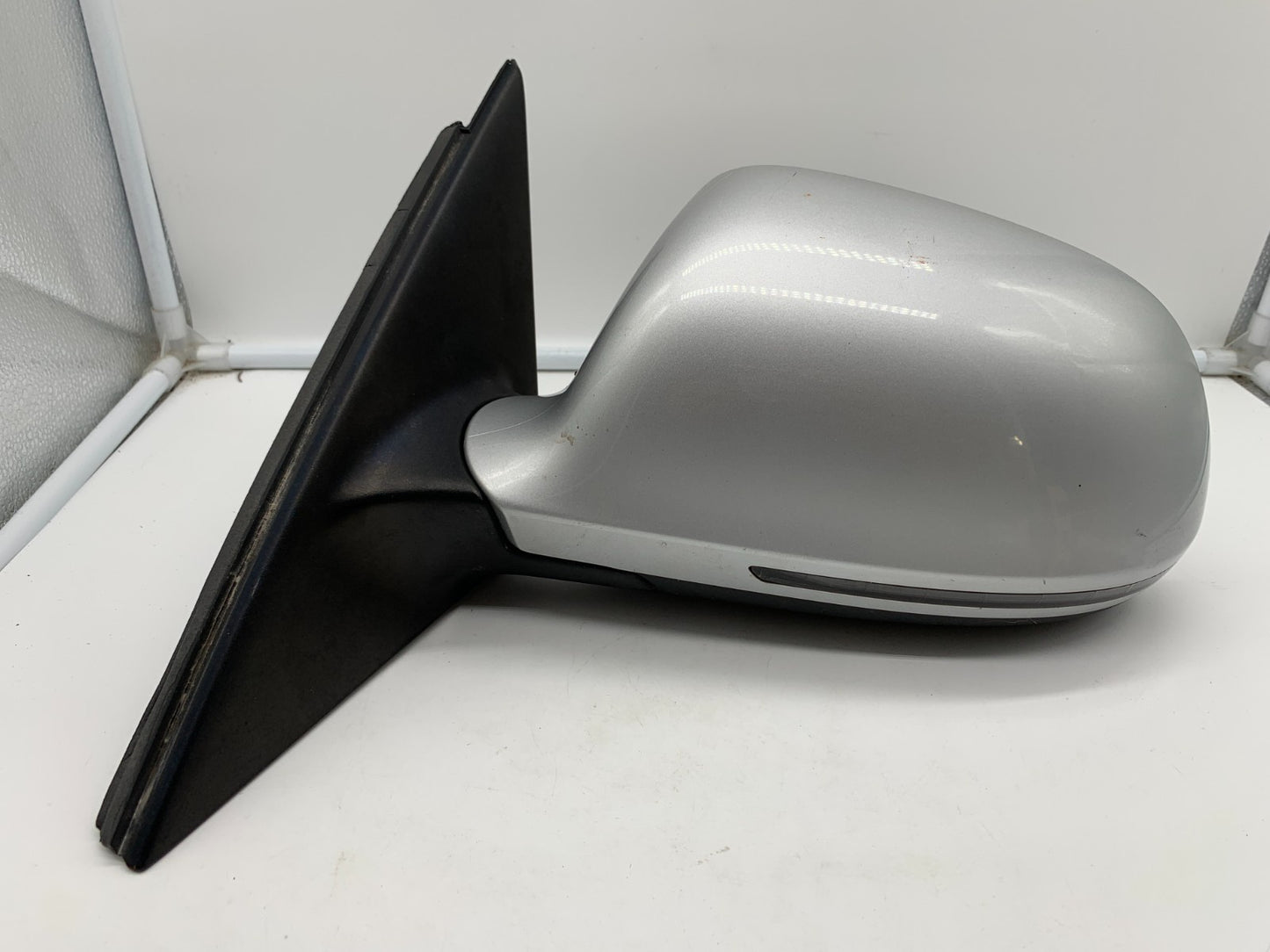 2009 Audi A4 Driver Side View Power Door Mirror Silver OEM