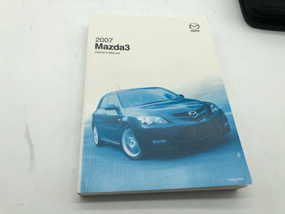 2007 Mazda 3 Owners Manual With Case OEM B04B33049