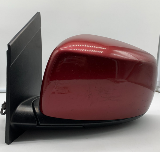 2008-2010 Dodge Caravan Driver Side View Power Door Mirror Red OEM A04B08012