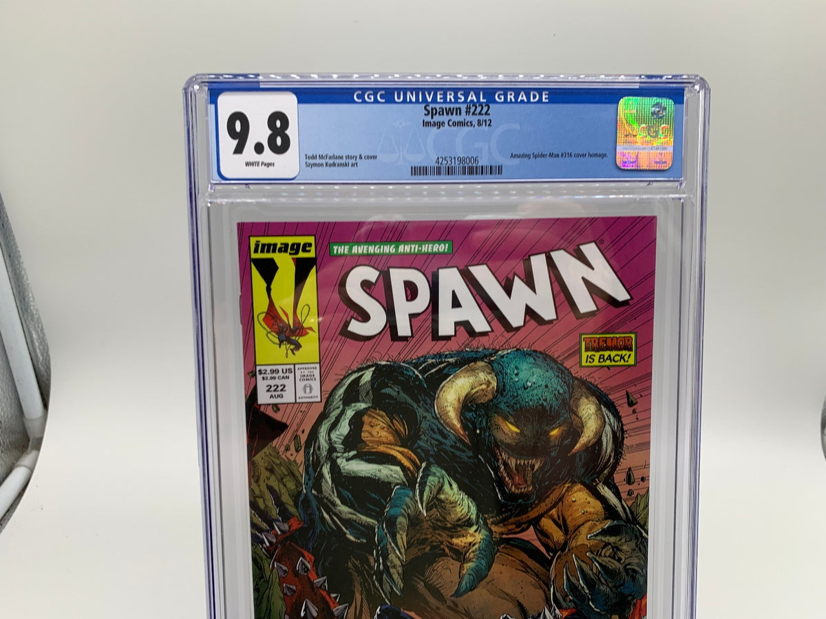 Spawn #222 CGC 9.8 ASM #316 Homage Cover Todd McFarlane