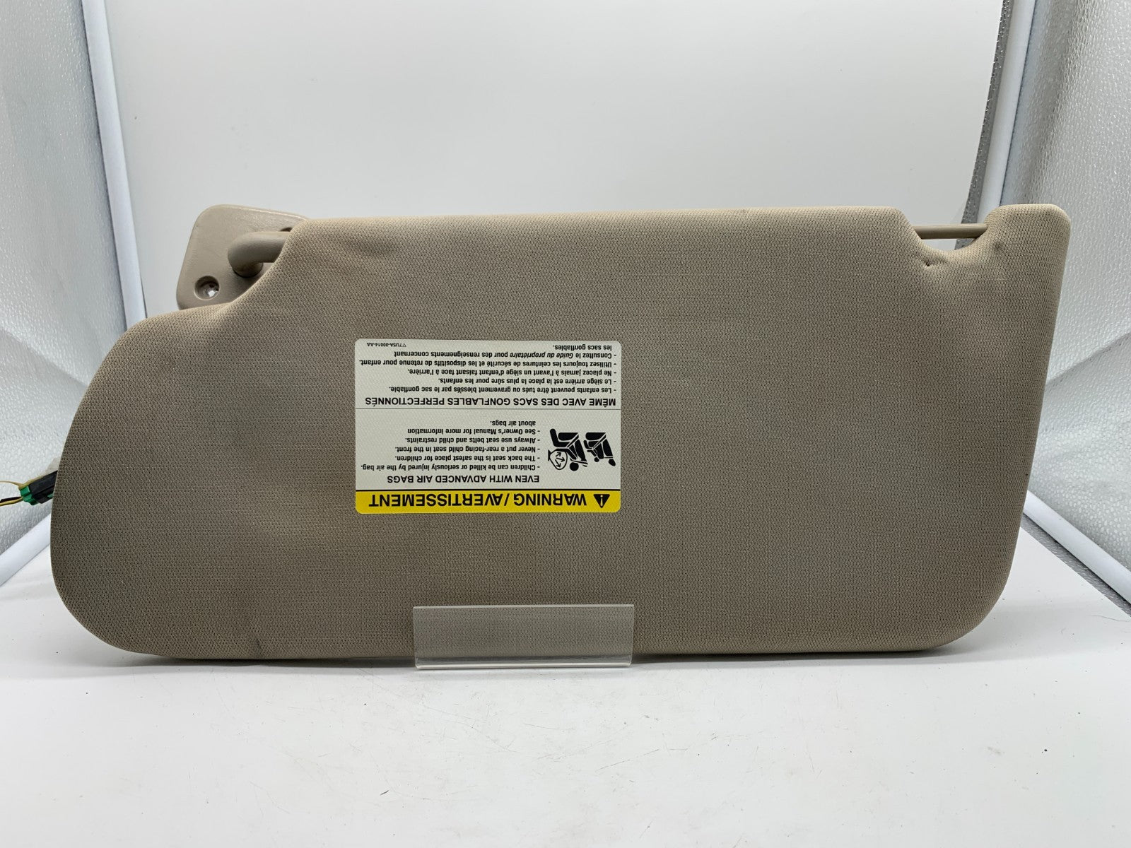 2009-2012 Ford Flex Passenger Sun Visor Gray Illuminated OEM A01B22054