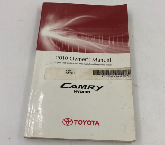 2010 Toyota Camry Owners Manual OEM E02B62004