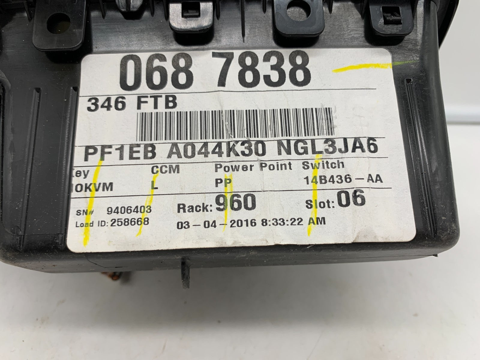 2015-2018 Ford Focus Climate Control AC HeaterPanel with Bezel OEM F1ET-19980-LG