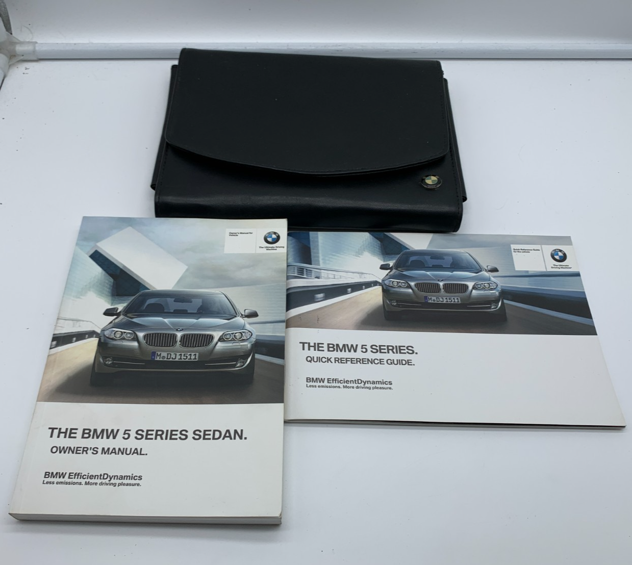 2012 BMW 528i Sedan Owners Manual Set with Case OEM B03B45053