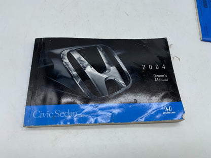 2004 Honda Civic Sedan Owners Manual Set OEM C02B01016