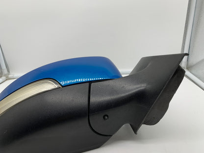 2012-2014 Ford Focus Passenger Side View Power Door Mirror Blue Candy OEM