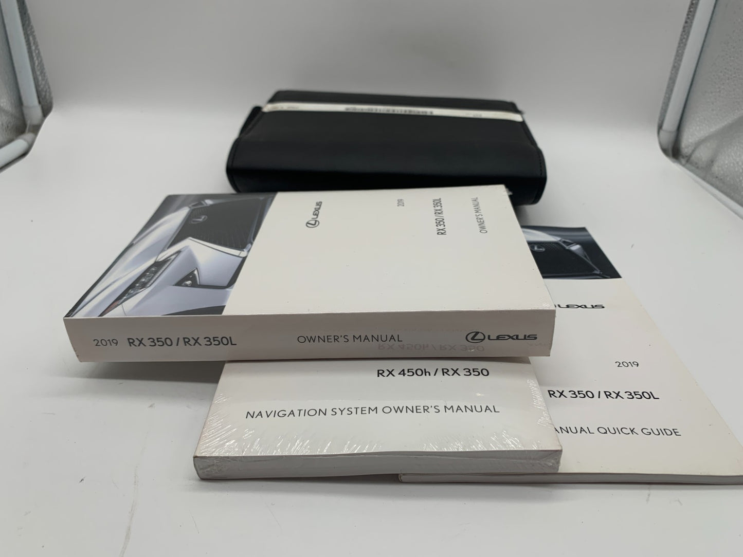 2019 Lexus RX350 RX350L Owners Manual Set with Case OEM D01B41076