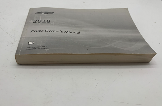 2018 Chevrolet Cruze Owners Manual OEM C02B49013