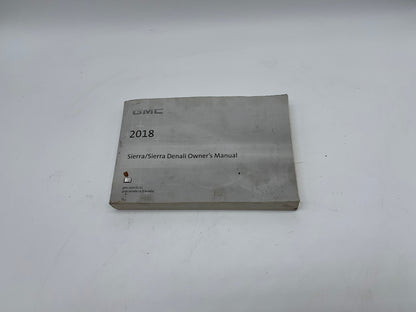 2018 GMC Sierra Owners Manual OEM R01B09039