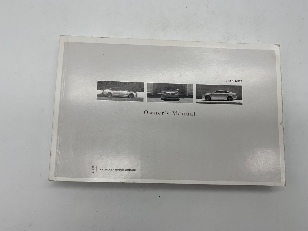 2016 Lincoln MKZ Owners Manual Set with Case OEM