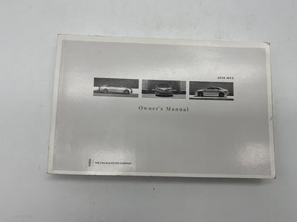 2016 Lincoln MKZ Owners Manual Set with Case OEM
