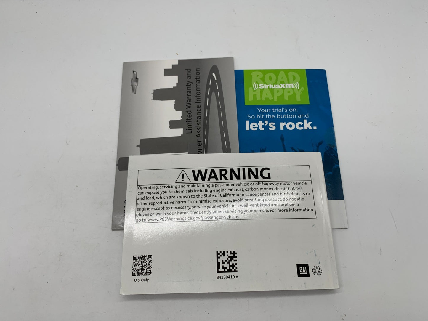 2019 Chevrolet Trax Owners Manual Set OEM A02B44043