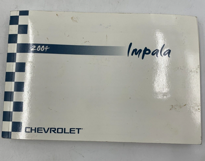 2004 Chevrolet Impala Owners Manual OEM Chevy D01B17056