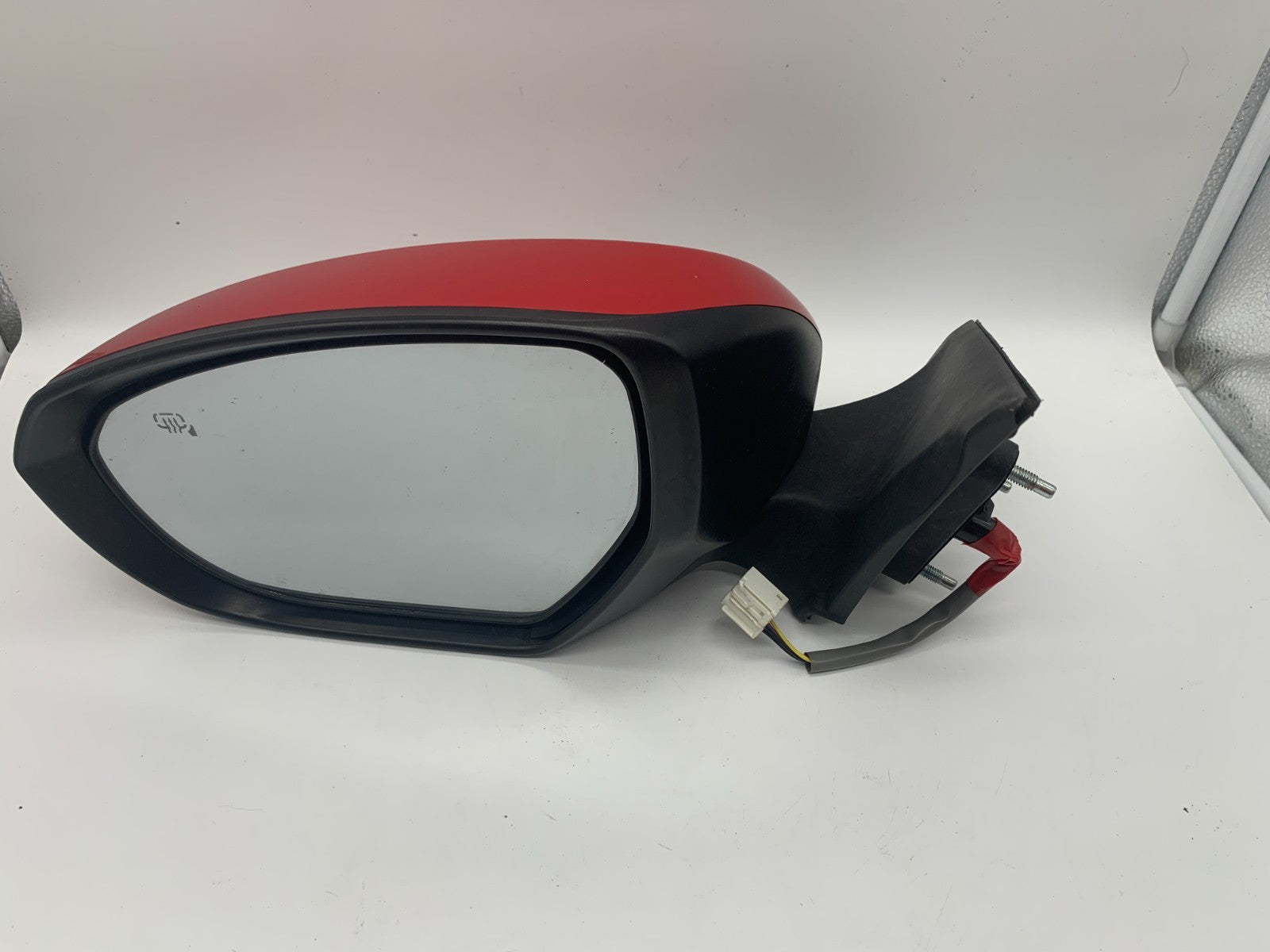 2010-2013 Suzuki Kizashi Driver Side View Power Door Mirror Red OEM