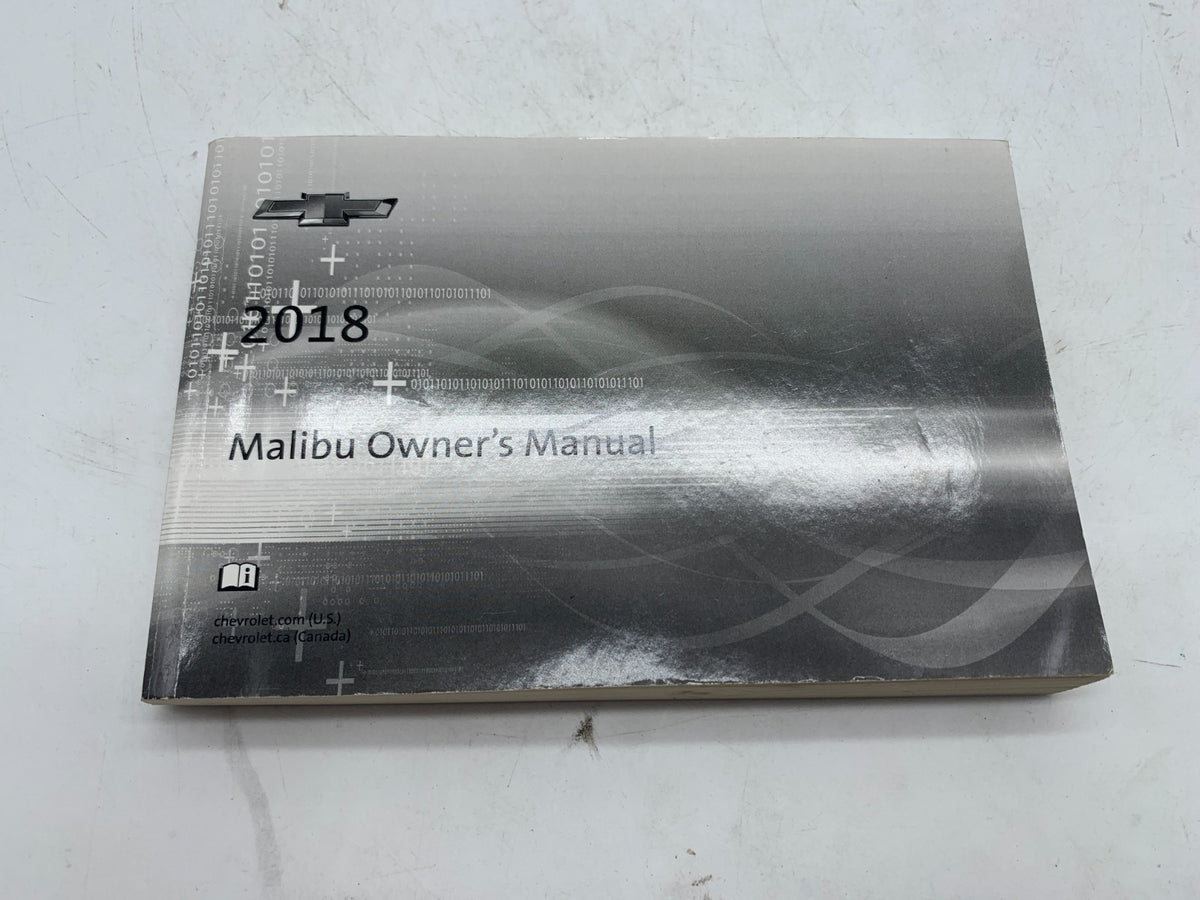 2018 Chevrolet Malibu Owners Manual OEM R01B15006