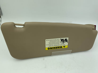 2008-2010 BMW 528i Driver Sun Visor Sunvisor Gray Illuminated OEM D01B70003
