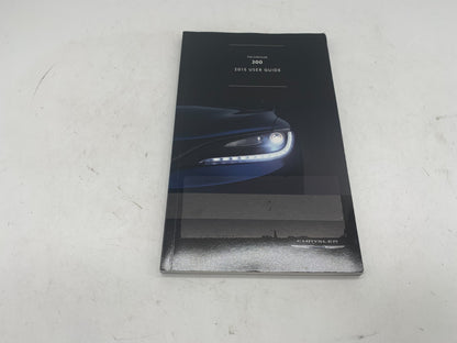 2015 Chrysler 200 Owners Manual Set with Case OEM A01B52094