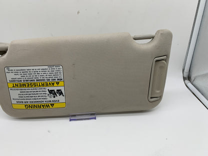 2010-2014 Subaru Legacy Passenger Sun Visor Gray Illuminated OEM A02B07020