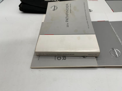 2014 Nissan Pathfinder Owners Manual Set with Case OEM