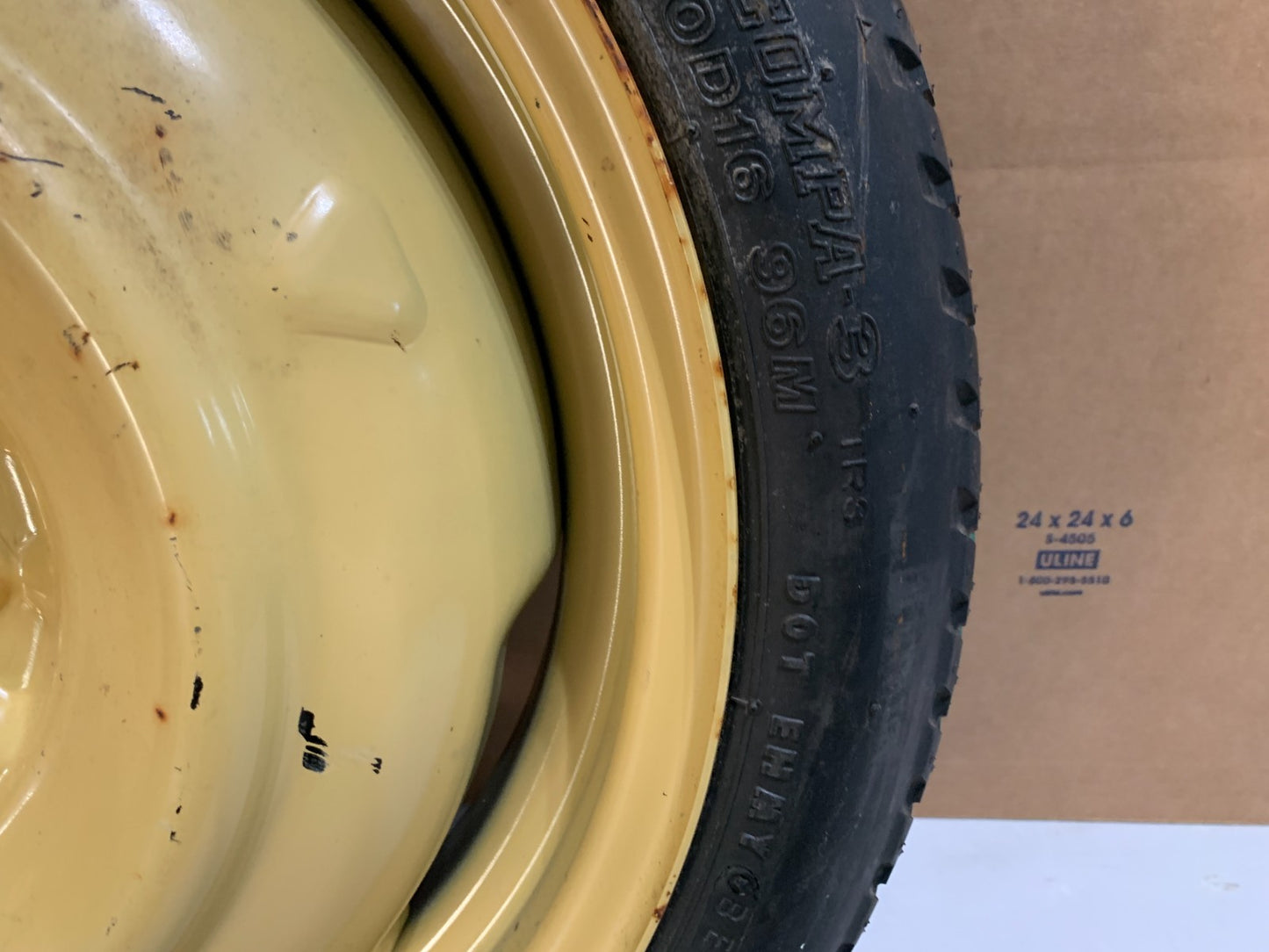 2004-2011 Toyota Prius 16" Spare Tire Compact Donut T125/70D16