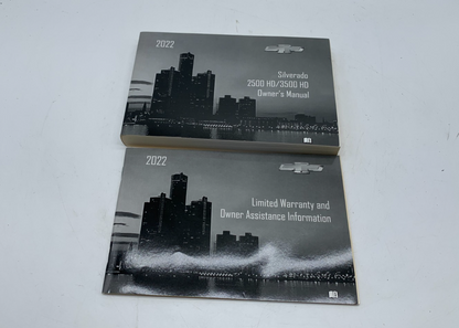 2022 Chevrolet Silverado 2500 3500 HD Owners Manual Set OEM D01B47004