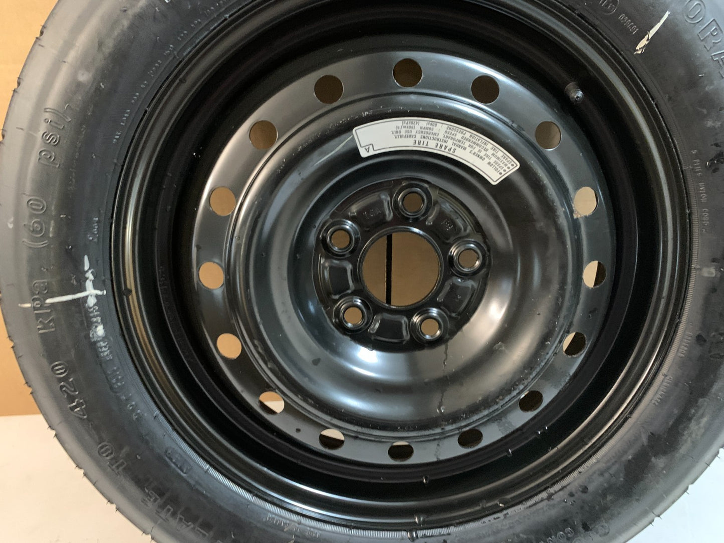 2013-2016 Honda CRV CR-V Spare Tire 17" Wheel Compact Donut T165/80D17