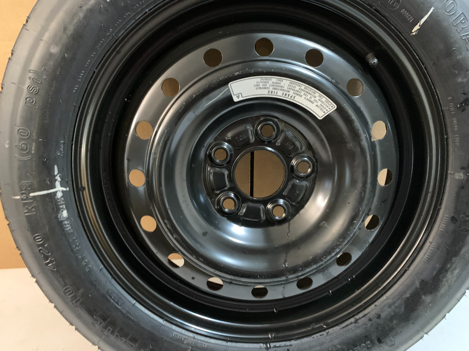 2013-2016 Honda CRV CR-V Spare Tire 17" Wheel Compact Donut T165/80D17