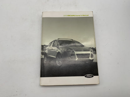 2013 Ford Escape Owners Manual Set with Case OEM B04B24005