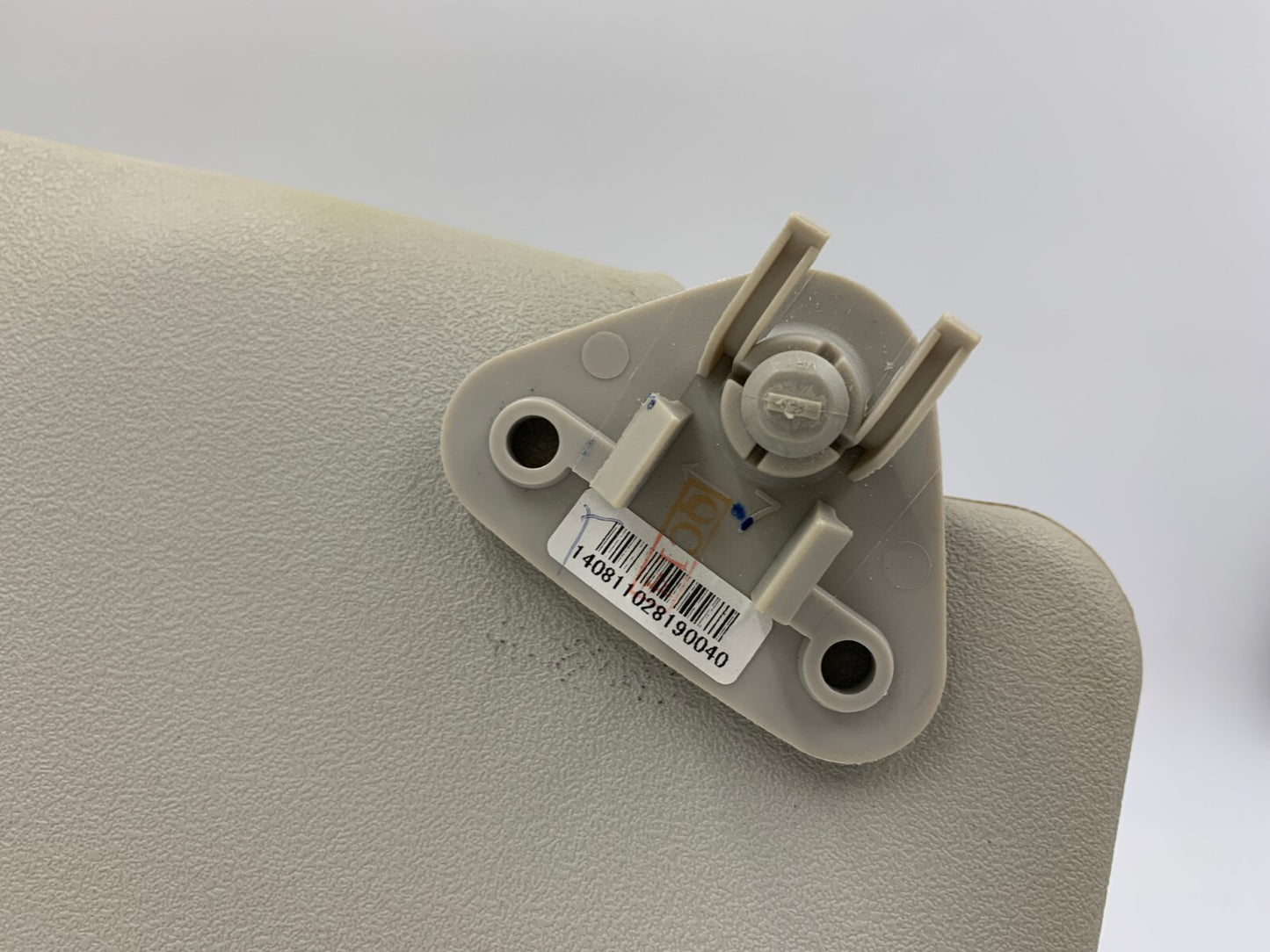 2014-2019 Mitsubishi Mirage Passenger Sun Visor Gray OEM C04B46043