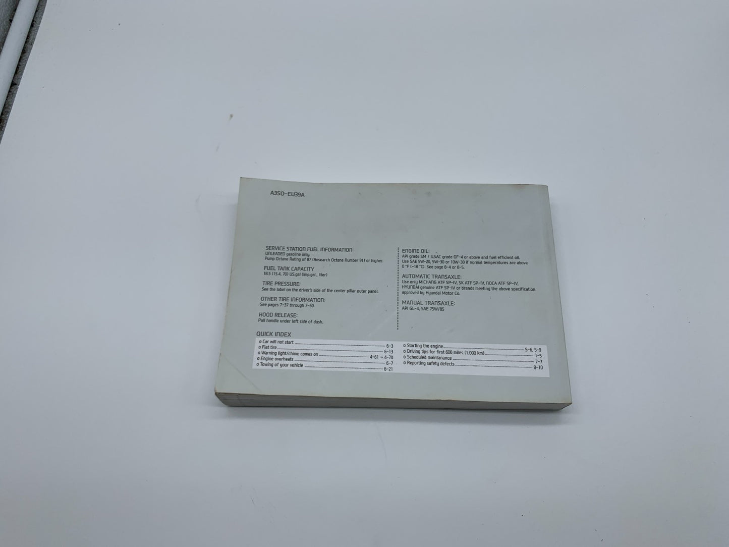 2014 Hyundai Sonata Owners Manual OEM C04B40011