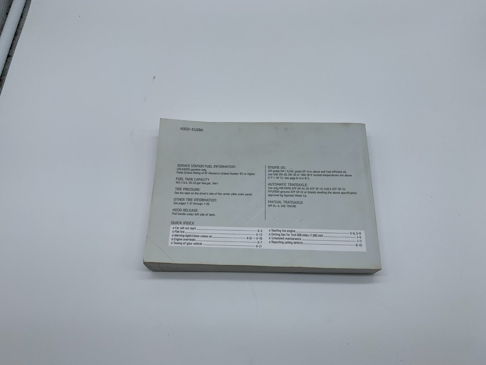 2014 Hyundai Sonata Owners Manual OEM C04B40011