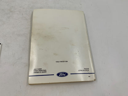 2001 Ford Focus Owners Manual OEM A04B27031