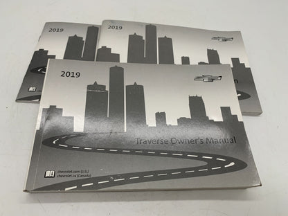 2019 Chevy Traverse Owners Manual Set OEM A01B13003