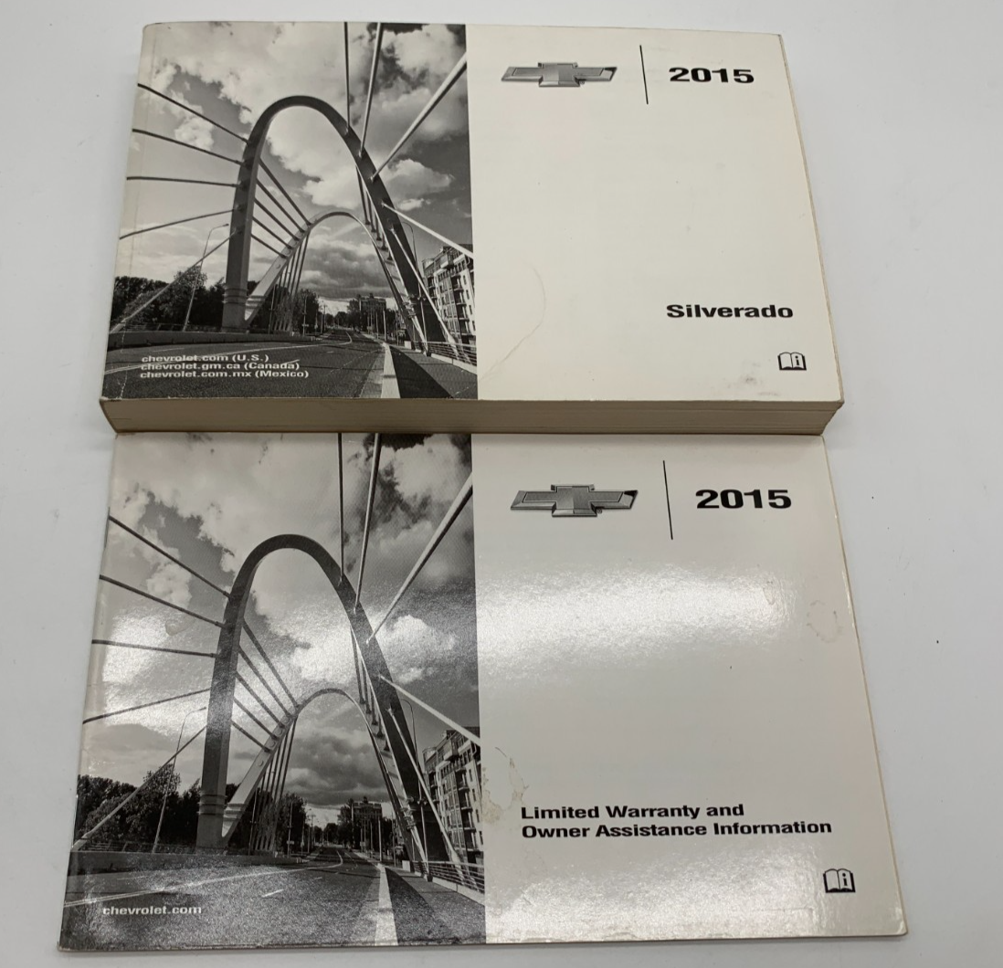 2015 Chevrolet Silverado 1500 Owners Manual Set OEM C01B19006