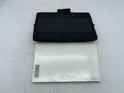 2012 Nissan Altima Owners Manual with Case OEM B01B11004