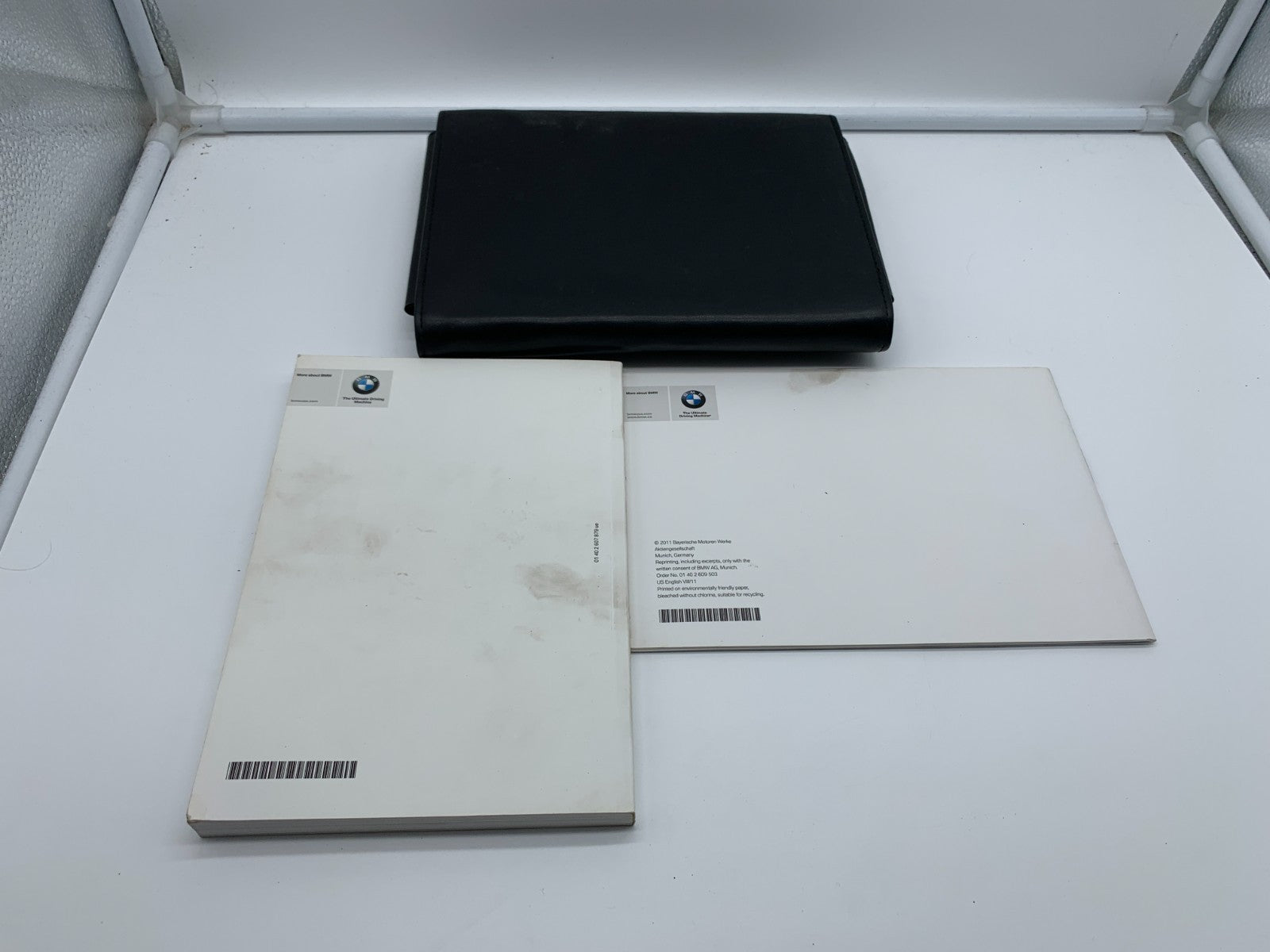 2012 BMW 528i Sedan Owners Manual Set with Case OEM B03B45053