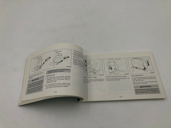 1997 Nissan Maxima Owner's Manual Handbook OEM K03B38006