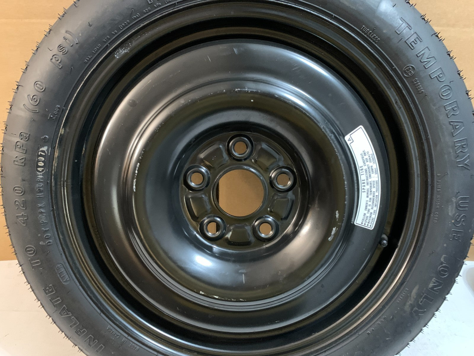 2005-2010 Honda Odyssey 17" Spare Tire Compact Donut T135/80D17 OEM Spare