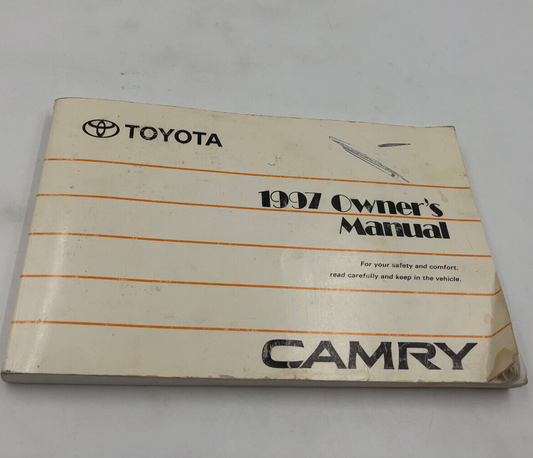 1997 Toyota Camry Owners Manual OEM E01B68008