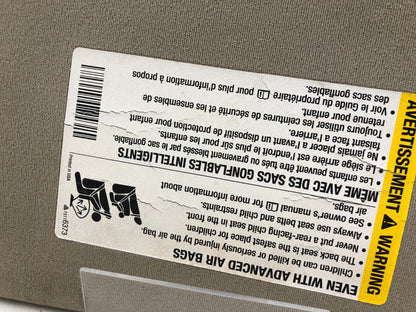 2006 Chevrolet Avalanche 1500 Driver Sun Visor Gray Illuminated OEM C02B11049