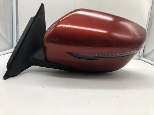 2016 Nissan Rogue Driver Side View Power Door Mirror Red OEM D02B63009