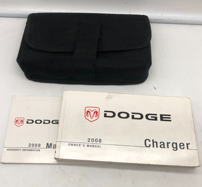2008 Dodge Charger Owners Manual Set with Case OEM D03B67015