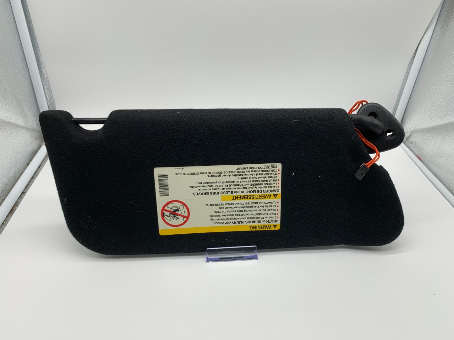 2000-2004 Cadillac Seville Passenger Sun Visor Black Illuminated OEM C04B39001