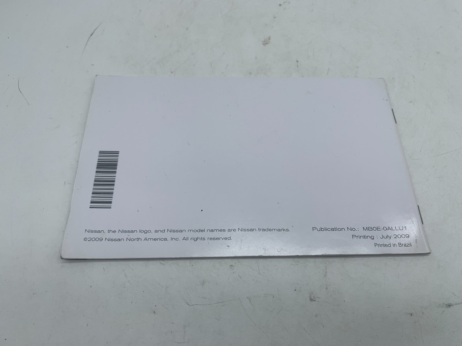 2010 Nissan Sentra Owners Manual Set with Case OEM