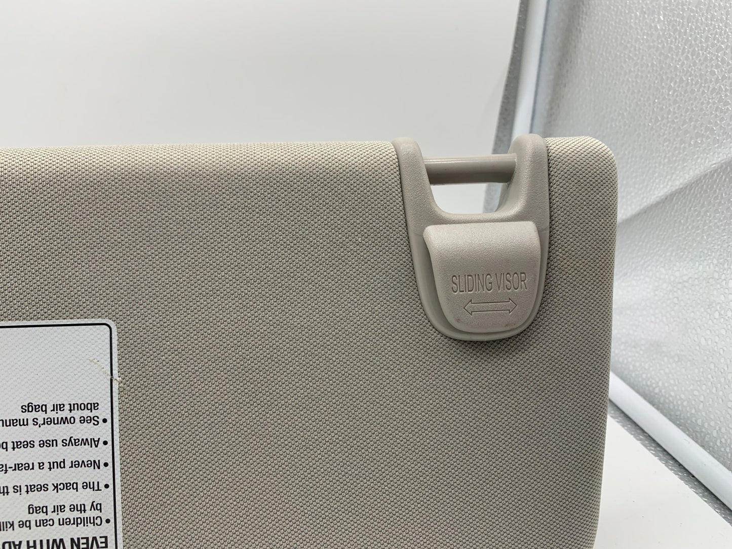 2013-2019 Nissan Altima Passenger Sun Visor Gray Illumination OEM A04B48004