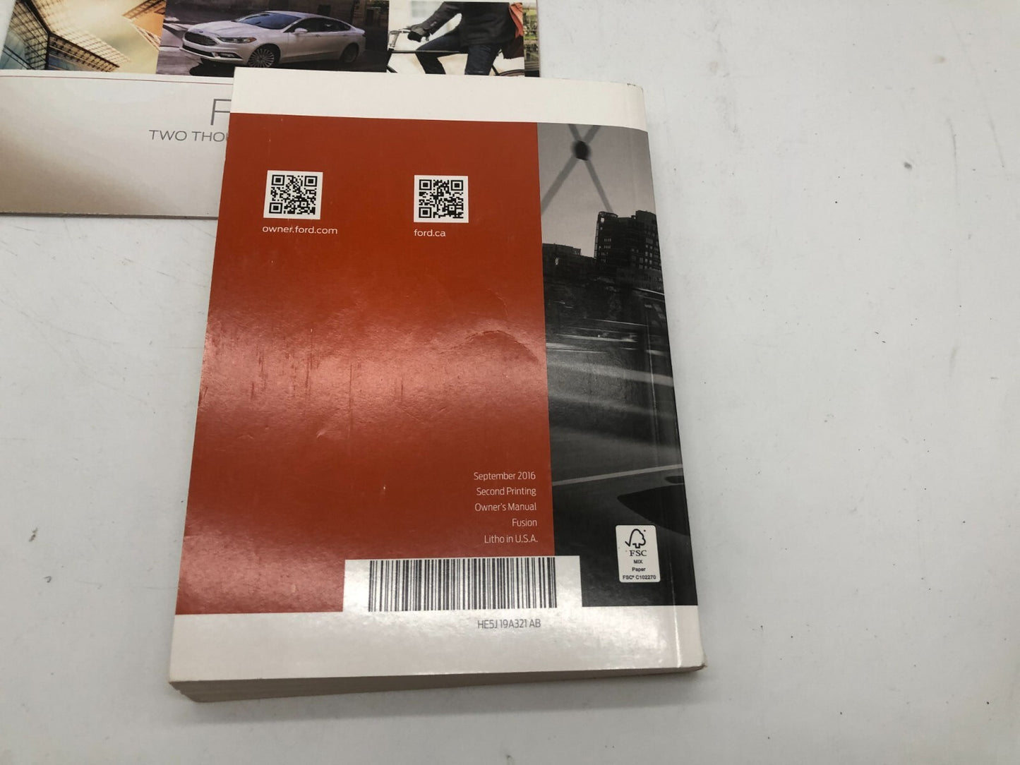 2017 Ford Fusion Owners Manual Set with Case OEM D03B67012