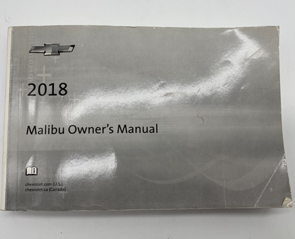 2018 Chevrolet Malibu Owners Manual OEM C03B65018