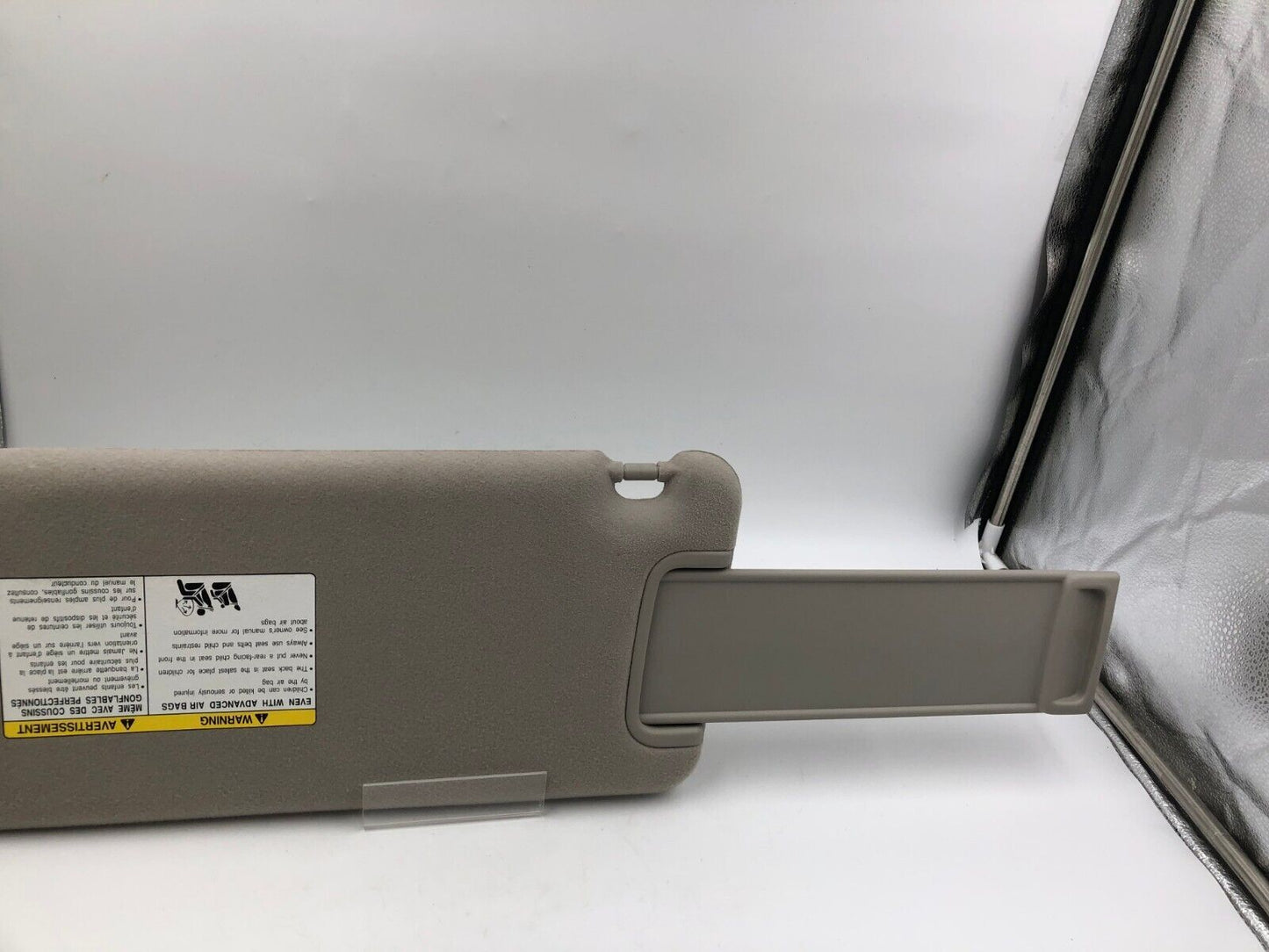 2011-2017 Nissan Quest Passenger Sun Visor Sunvisor Gray Illuminated D03B58003