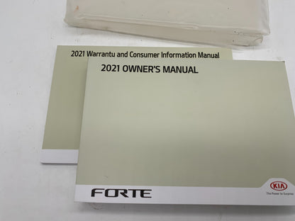 2021 Kia Forte Owners Manual Set with Case OEM